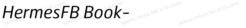 HermesFB Book字体转换